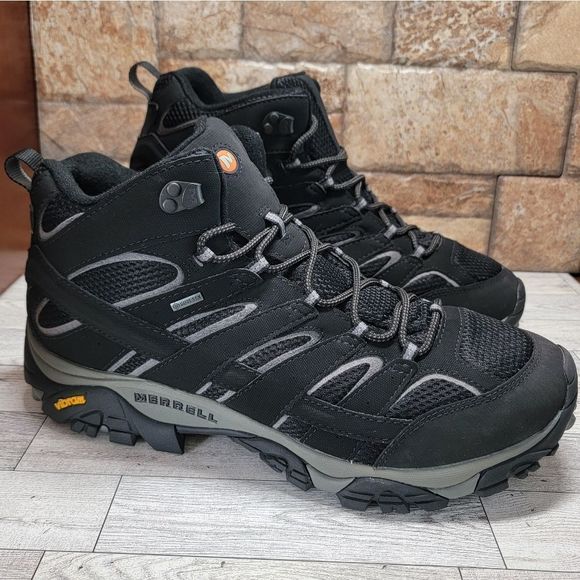 Merrell Other - Merrell Moab 2 Mid GORE-TEX Men's Waterproof Walking Boot Black Sz 16 NEW